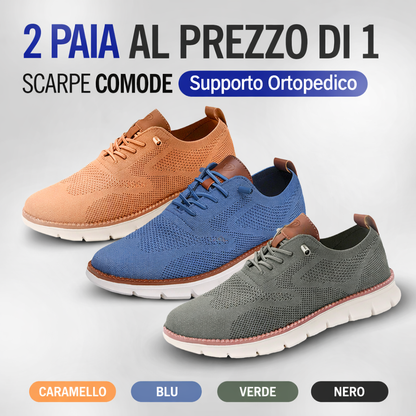 2 PAIA AL PREZZO DI 1 – Scarpe Comode Ritmo Con Supporto Ortopedico